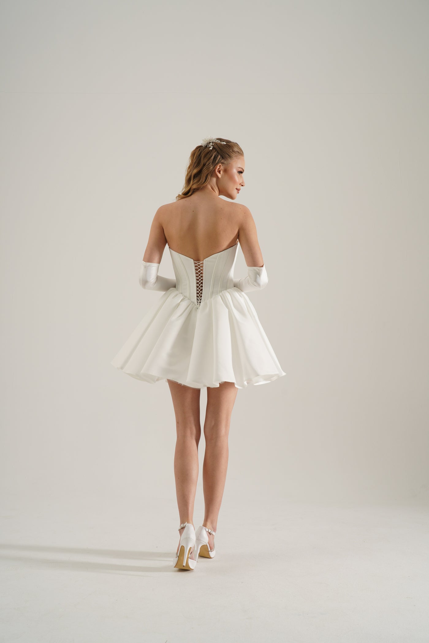 Velure Mini Gelinlik